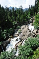 Wasserfall im Ridnauntal  Burghardklamm